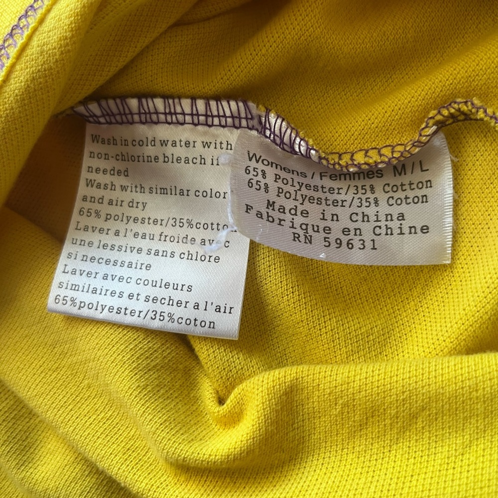 RALPH LAUREN BIG PONY COLLECTION Women Polo Shirt Size M/L Big Logo Color Block - Picture 10 of 12